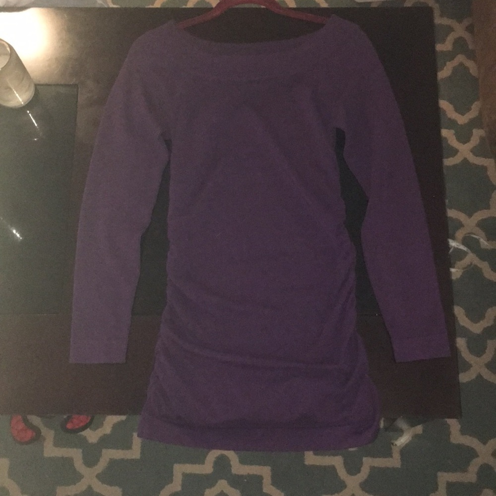 Deep Purple Long Sleeved Sweater Dress Size M